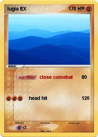 Pokemon lugia EX