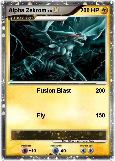 Pokemon Alpha Zekrom