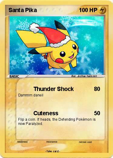 Pokemon Santa Pika