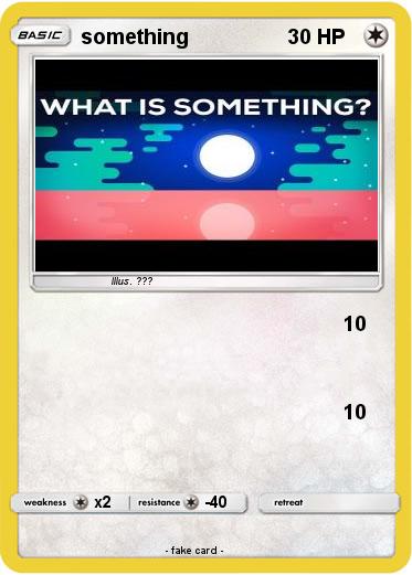 Pokemon something