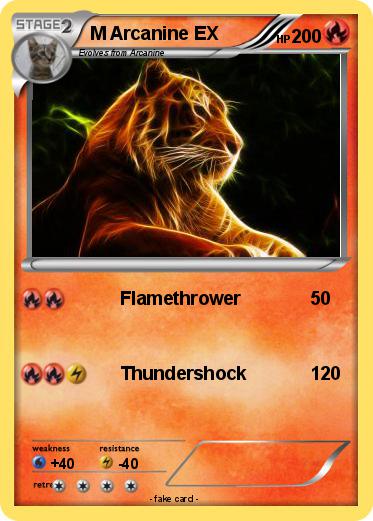 Pokemon M Arcanine EX