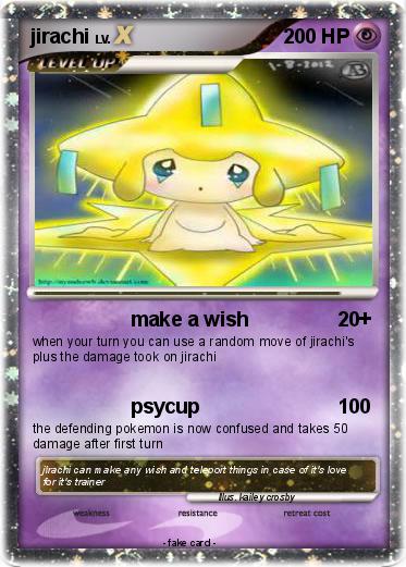 Pokemon jirachi