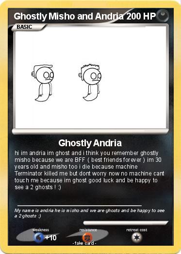Pokemon Ghostly Misho and Andria