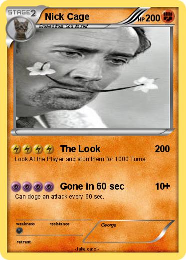 Pokemon Nick Cage