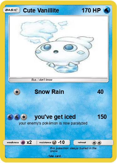 Pokemon Cute Vanillite