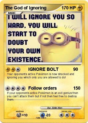 Pokemon The God of Ignoring