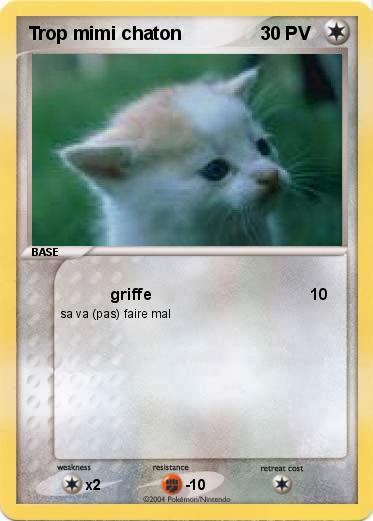 Pokemon Trop mimi chaton