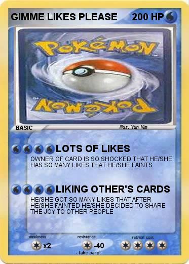 Pokemon GIMME LIKES PLEASE