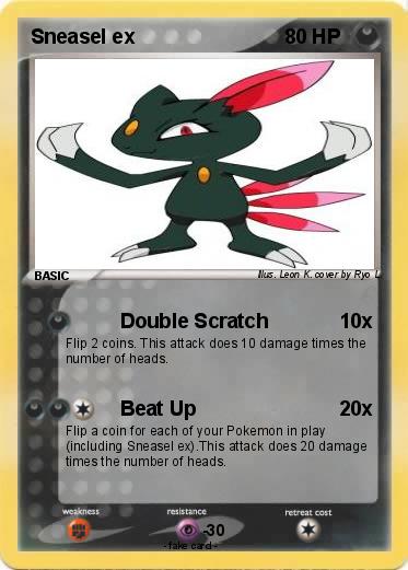 Pokemon Sneasel ex