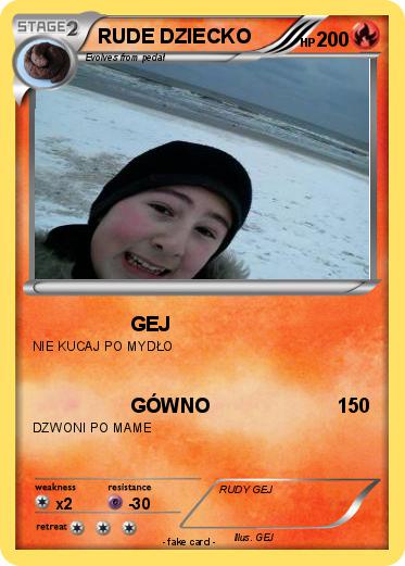 Pokemon RUDE DZIECKO