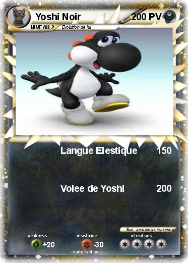Pokemon Yoshi Noir