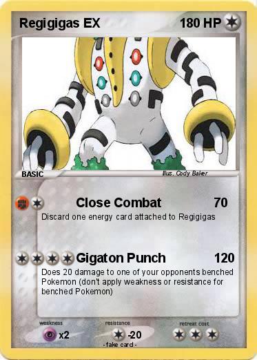 Pokemon Regigigas EX