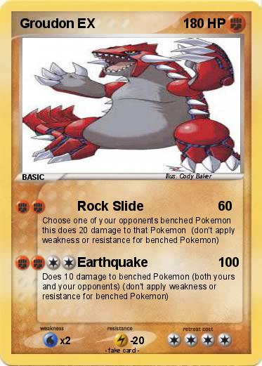 Pokemon Groudon EX
