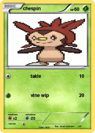 Pokemon chespin