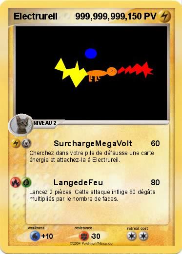Pokemon Electrureil       999,999,999,
