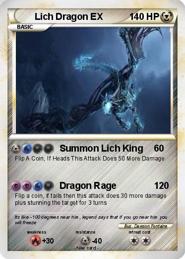 Pokemon Lich Dragon EX