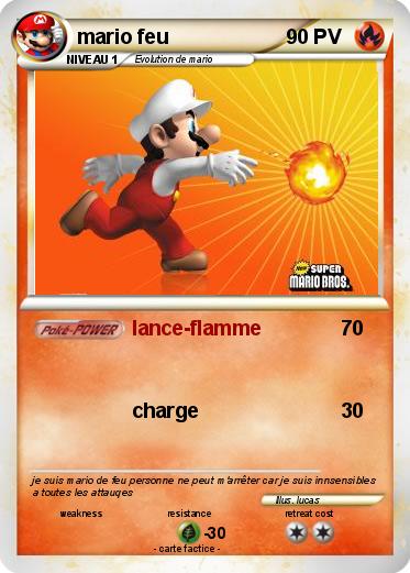 Pokemon mario feu