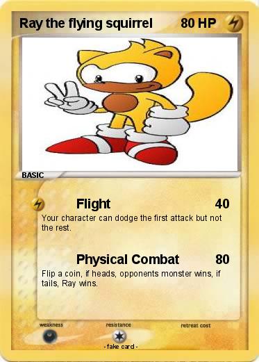 Pokemon Ray the flying squirrel