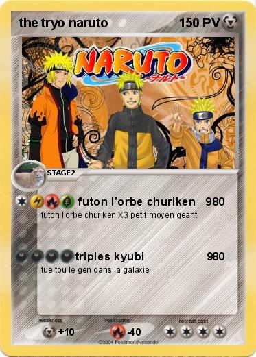 Pokemon the tryo naruto