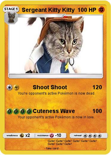 Pokemon Sergeant Kitty Kitty