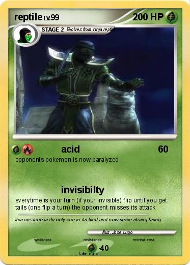 Pokemon reptile