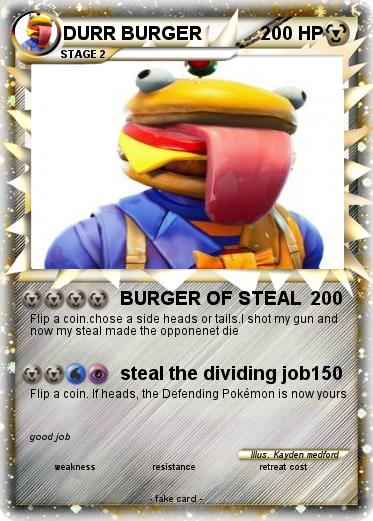 Pokemon DURR BURGER