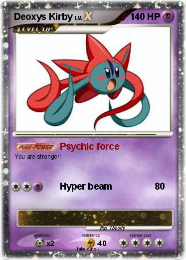 Pokemon Deoxys Kirby