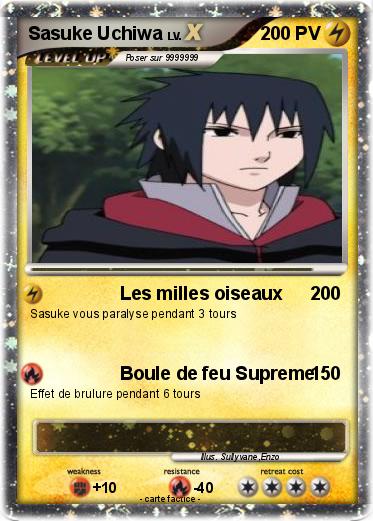 Pokemon Sasuke Uchiwa