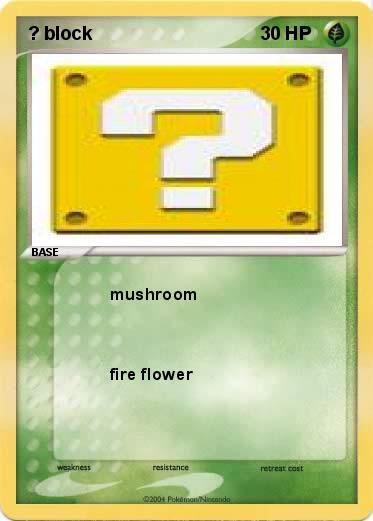 Pokemon ? block