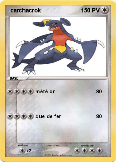 Pokemon  carchacrok