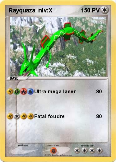 Pokemon Rayquaza  niv:X  