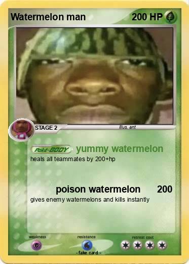 Pokemon Watermelon man