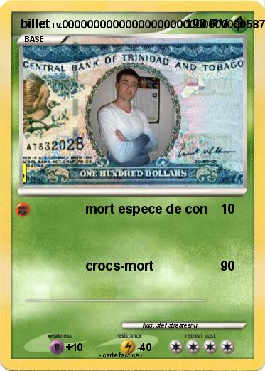 Pokemon billet
