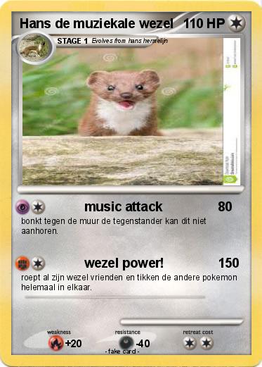 Pokemon Hans de muziekale wezel