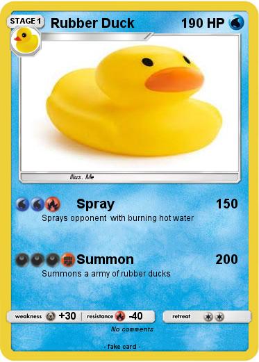 Pokemon Rubber Duck