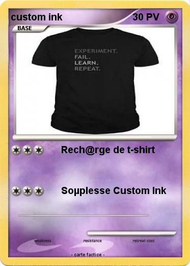 Pokemon custom ink