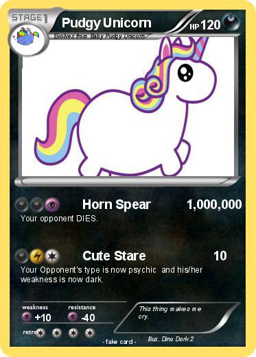Pokemon Pudgy Unicorn
