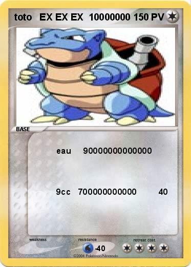 Pokemon toto   EX EX EX  10000000