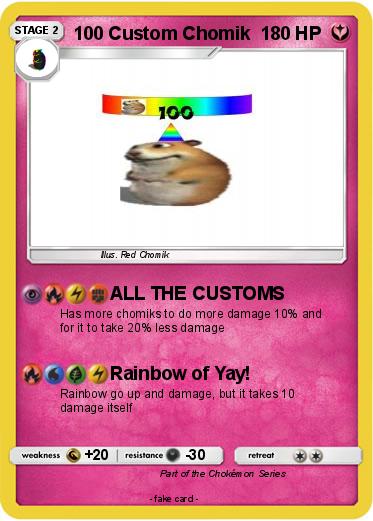 Pokemon 100 Custom Chomik