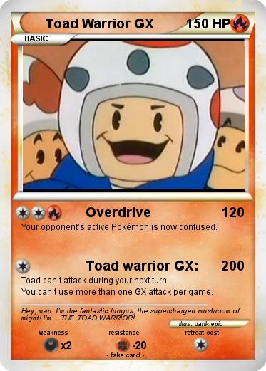 Pokemon Toad Warrior GX