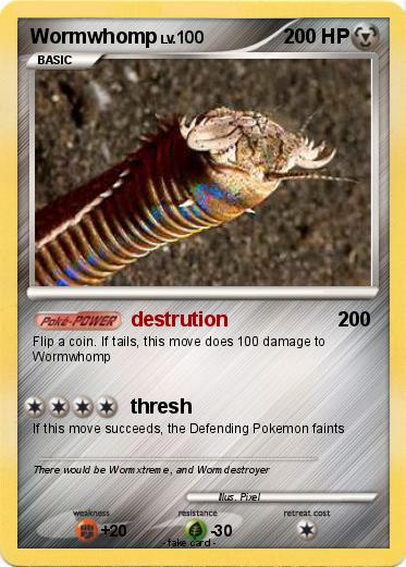 Pokemon Wormwhomp