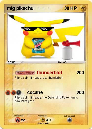 Pokemon mlg pikachu