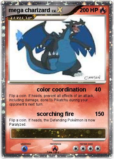 Pokemon mega charizard