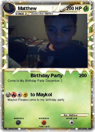 Pokemon Matthew