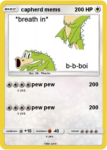 Pokemon capherd mems