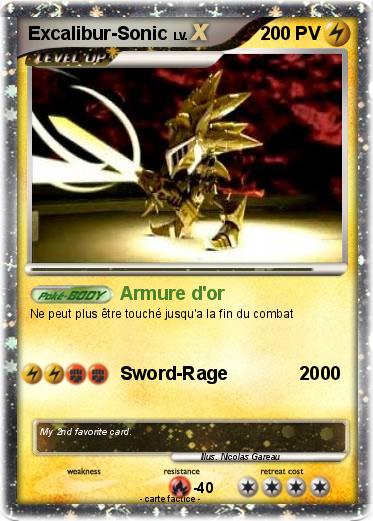 Pokemon Excalibur-Sonic