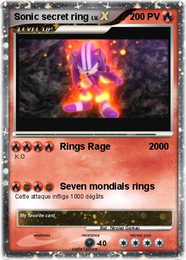 Pokemon Sonic secret ring