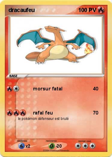 Pokemon dracaufeu 