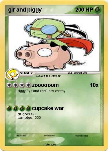 Pokemon gir and piggy