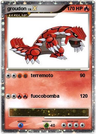 Pokemon groudon